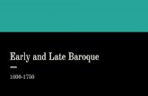 Early and Late Baroque - Weebly