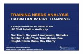 training needs analysis cabin crew fire training - Fire Safety Branch