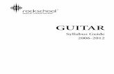 Guitar Syllabus Guide - Rockschool