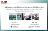 PG&E’s Automated Demand Response (ADR) Program