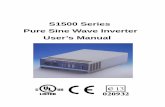 S1500 Series Pure Sine Wave Inverter User's Manual