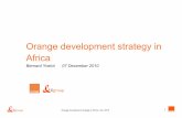 Orange development strategy in Africa - EuroAfrica-ICT