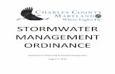 STORMWATER MANAGEMENT ORDINANCE - Charles County, Maryland