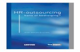 HR-outsourcing: kans of bedreiging? - Lirias - KU Leuven