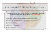 PET CARSTAVA ŽIVIH ORGANIZAMA - biologija.vet.bg.ac.rs