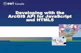 Developing with the ArcGIS API for JavaScript and HTML5