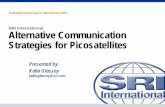 SRI International Alternative Communication Strategies for