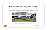 Introduction to Airplane Design - AOE