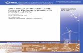 2007 Status of Manufacturing: Polymer Electrolyte Membrane - NREL