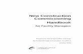 New Construction Commissioning Handbook for - State of Oregon