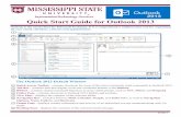 Quick Start Guide for Outlook 2013