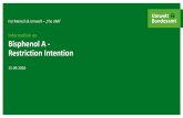 Information on Bisphenol A - Restriction Intention