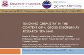 teaching chemistry in the context of a cross-disciplinary research
