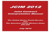 APWU-USPS Joint Contract Interpretation Manual (JCIM), July 2012