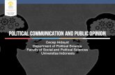 Political Communication and Public Opinion