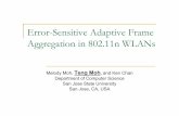 Error-Sensitive Adaptive Frame Aggregation in 802.11n WLANs