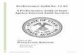 Performance Audit No. 13-02 A Performance Audit of - Utah.gov