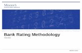 Bank Rating Methodology - Moody's