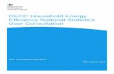 DECC Household Energy Efficiency National Statistics User ...