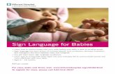 Sign Language for Babies - Cleveland Clinic