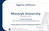 Apprise Software - Masaryk University