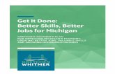 Get It Done: Better Skills, Better Jobs for Michigan