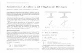 Nonlinear Analysis of Highway Bridges