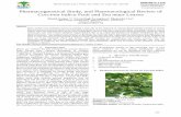 Pharmacognostical Study, and Pharmacological Review of ...