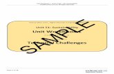 Unit 51: Sustainability SAMPLE Unit Workbook 1