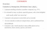 Occurrence Coumarin (1,2-benzopyrone, 2H-chromen-2-one ...