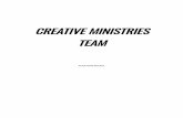 CREATIVE MINISTRIES TEAM