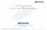 Technical Standard for IDCOL Solar Roof-top Projects