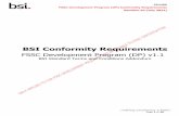 BSI Conformity Requirements