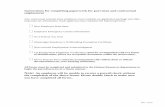 Instructions for completing paperwork for part-time and ...