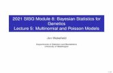 2021 SISG Module 8: Bayesian Statistics for Genetics ...