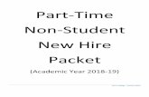 Part Time Non Student New Hire Packet - Cisco