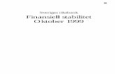 Sveriges riksbank Finansiell stabilitet Oktober 1999