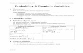 Probability & Random Variables