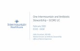 One Intermountain and Antibiotic Stewardship SCORE UC