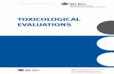TOXICOLOGICAL EVALUATIONS