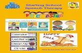 Starting School Speech Therapy - WordPress.com