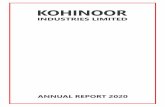 Kohinoor Industires AR 2020 - KIL