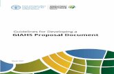 Guidelines for making a GIAHS Proposal document