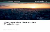 Kaspersky Security Trainings