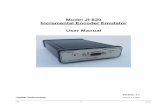 Model JI-820 Incremental Encoder Emulator User Manual