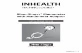 Blom-Singer® Manometer with Manometer Adaptor