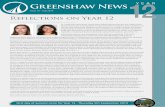 Reflections on Year 12 - Greenshaw High School