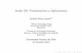 Audio 3D: Fundamentos y Aplicaciones