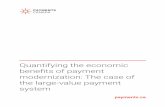 Quantifying the economic beneﬁts of payment modernization ...