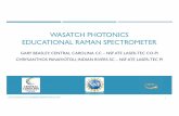 Educational Raman Spectrometer Presentation